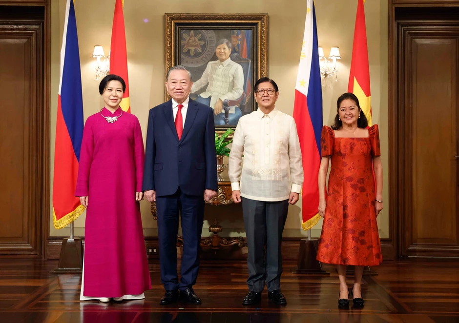 [Ảnh] Chiêu đãi chào mừng Tổng Bí thư, Chủ tịch nước Tô Lâm và Phu nhân thăm cấp Nhà nước tới Philippines