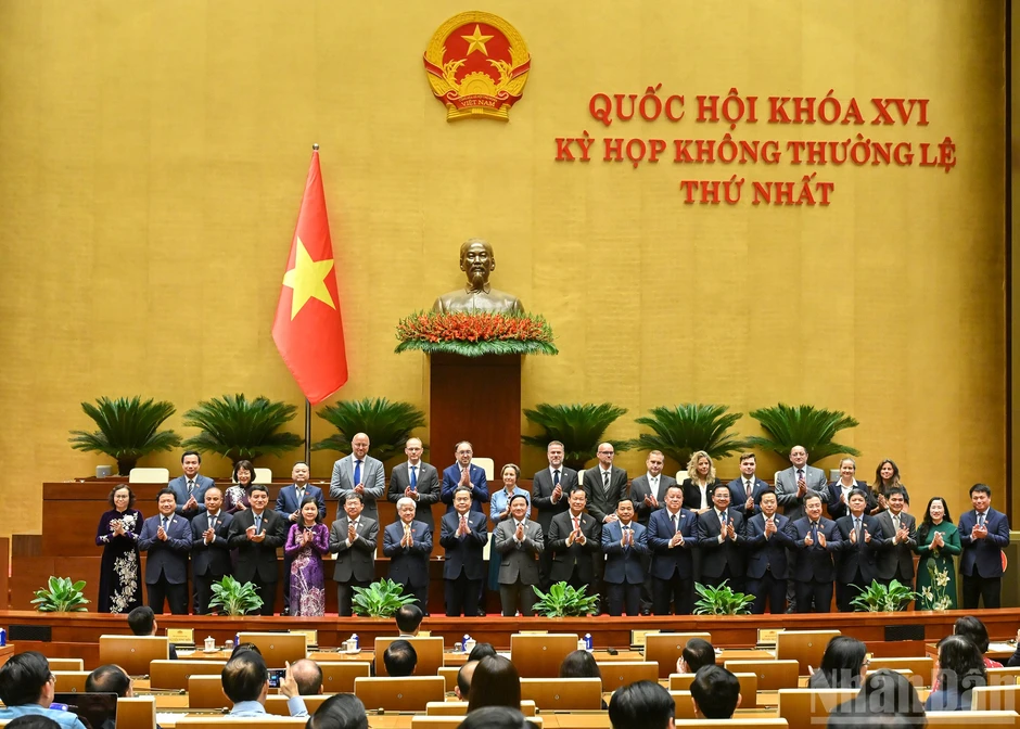[Ảnh] Chủ tịch Quốc hội dự Lễ công bố thành lập Tổ chức Nghị sĩ hữu nghị Việt Nam của Quốc hội khóa XVI