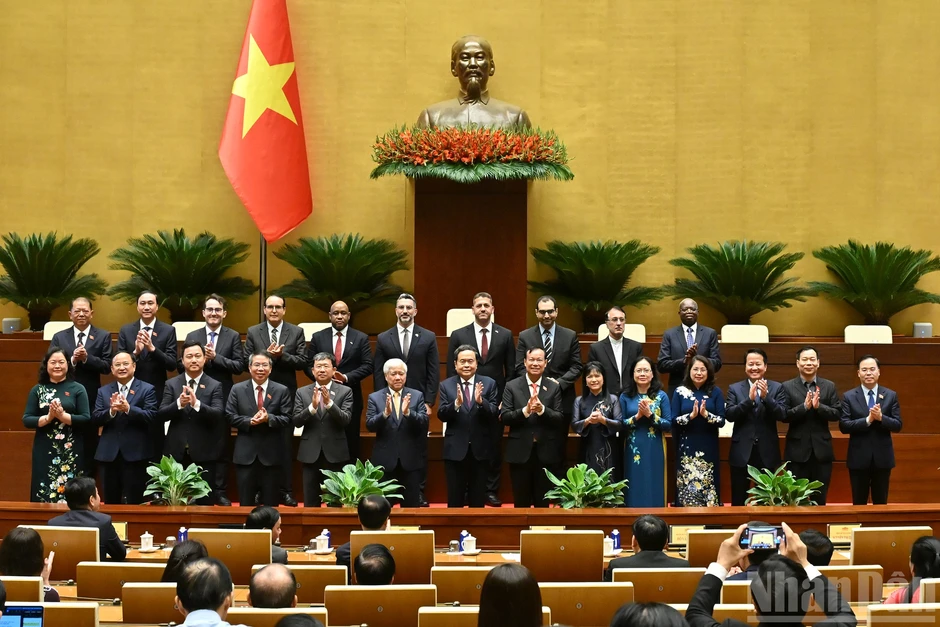[Ảnh] Chủ tịch Quốc hội dự Lễ công bố thành lập Tổ chức Nghị sĩ hữu nghị Việt Nam của Quốc hội khóa XVI