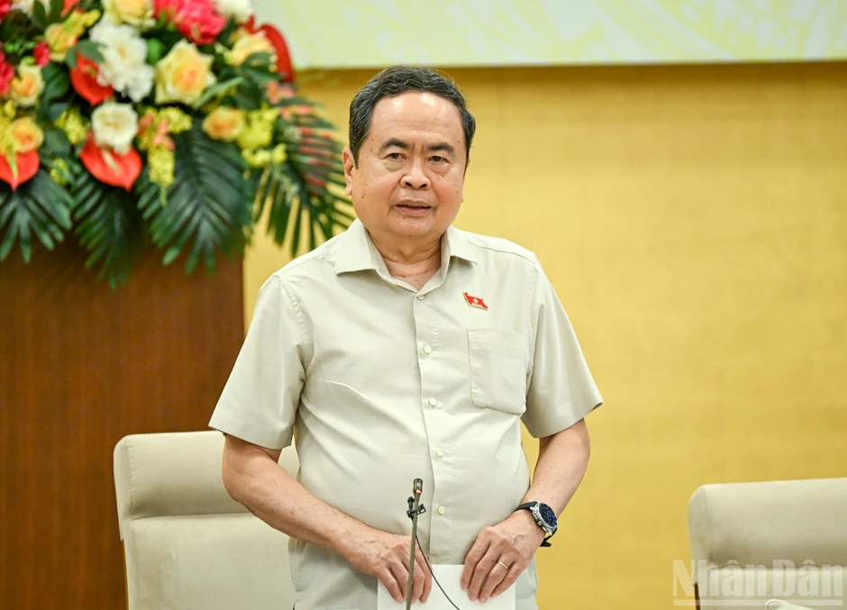 [Ảnh] Chủ tịch Quốc hội làm việc về phát triển khoa học-công nghệ, đổi mới sáng tạo và chuyển đổi số quốc gia