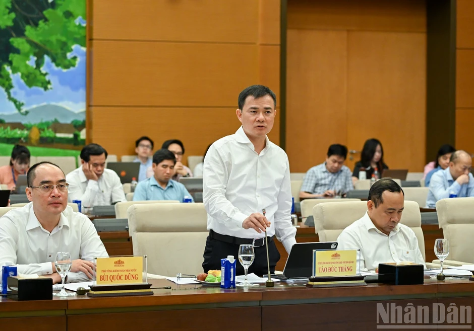 [Ảnh] Chủ tịch Quốc hội làm việc về phát triển khoa học-công nghệ, đổi mới sáng tạo và chuyển đổi số quốc gia