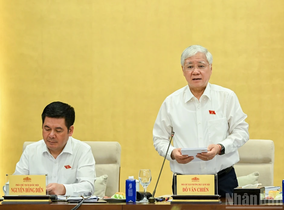 [Ảnh] Chủ tịch Quốc hội làm việc về phát triển khoa học-công nghệ, đổi mới sáng tạo và chuyển đổi số quốc gia