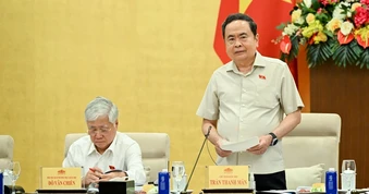 [Ảnh] Chủ tịch Quốc hội làm việc về phát triển khoa học-công nghệ, đổi mới sáng tạo và chuyển đổi số quốc gia