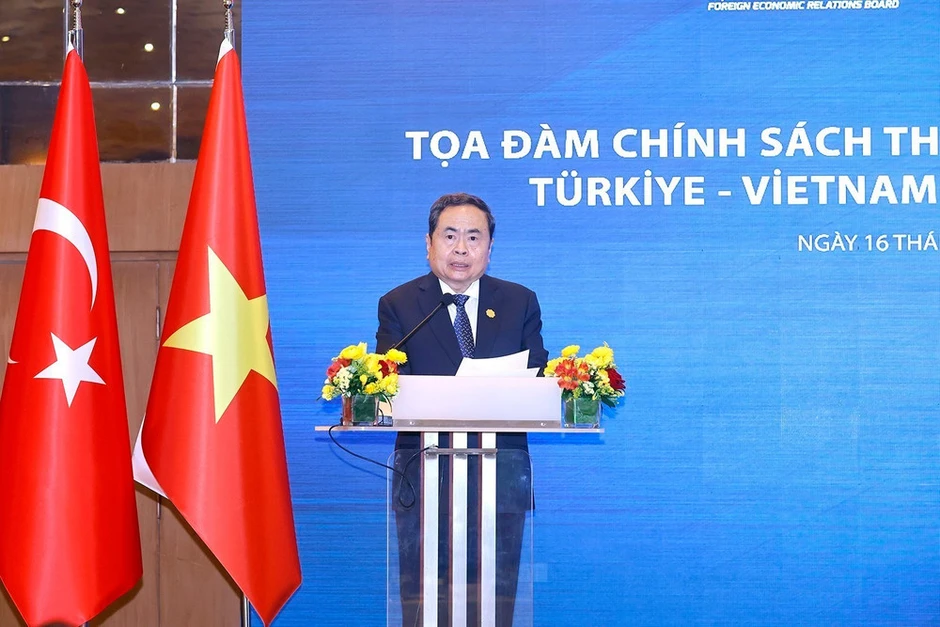 [Ảnh] Chủ tịch Quốc hội Trần Thanh Mẫn dự Tọa đàm chính sách thúc đẩy hợp tác Việt Nam-Thổ Nhĩ Kỳ