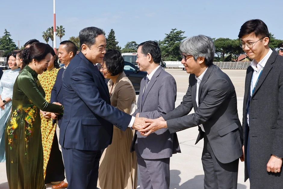 [Ảnh] Chủ tịch Quốc hội Trần Thanh Mẫn kết thúc thăm chính thức Italia, lên đường dự IPU-152