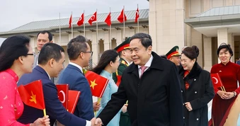 [Ảnh] Chủ tịch Quốc hội Trần Thanh Mẫn kết thúc tốt đẹp chương trình tham dự IPU-152