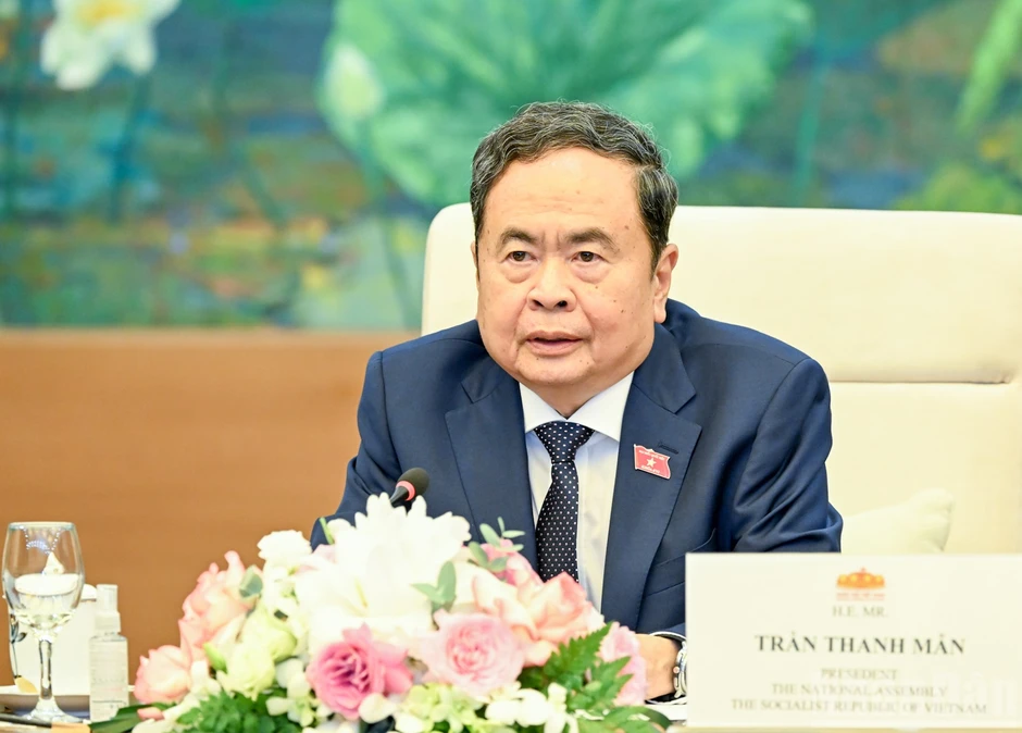 [Ảnh] Chủ tịch Quốc hội Trần Thanh Mẫn tiếp Đại sứ Hoa Kỳ, Đại sứ Malaysia