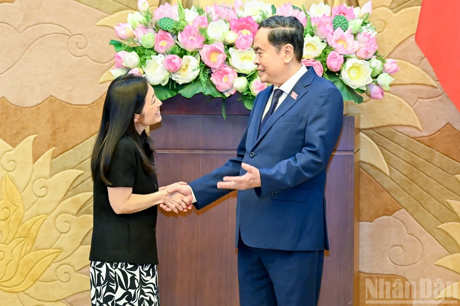 [Ảnh] Chủ tịch Quốc hội Trần Thanh Mẫn tiếp Đại sứ Hoa Kỳ, Đại sứ Malaysia