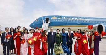 [Ảnh] Chủ tịch Quốc hội Trần Thanh Mẫn tới Thổ Nhĩ Kỳ tham dự IPU-152