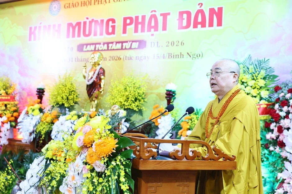 [Ảnh] Đại lễ Phật đản lan tỏa tâm từ bi tới Phật tử và công chúng