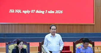 [Ảnh] Đoàn kiểm tra, giám sát số 11 của Bộ Chính trị làm việc với Ban Thường vụ Đảng ủy Viện Kiểm sát nhân dân tối cao