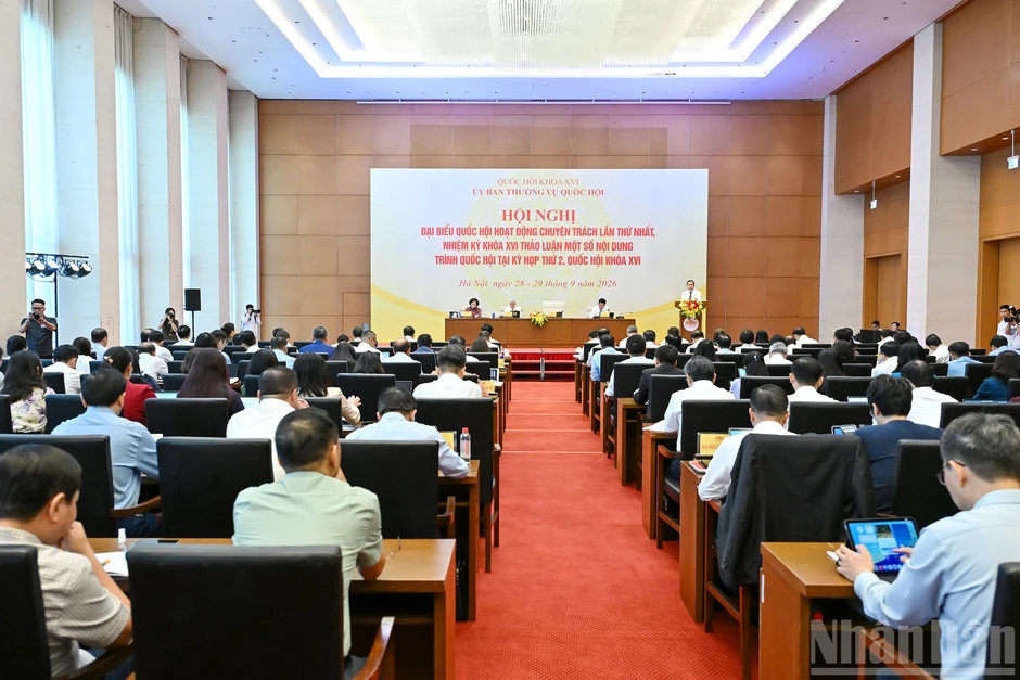 [Ảnh] Hội nghị đại biểu Quốc hội hoạt động chuyên trách lần thứ nhất, nhiệm kỳ khóa XVI