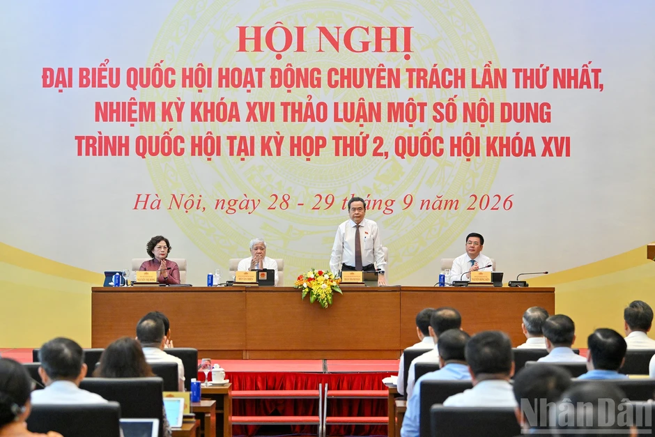 [Ảnh] Hội nghị đại biểu Quốc hội hoạt động chuyên trách lần thứ nhất, nhiệm kỳ khóa XVI