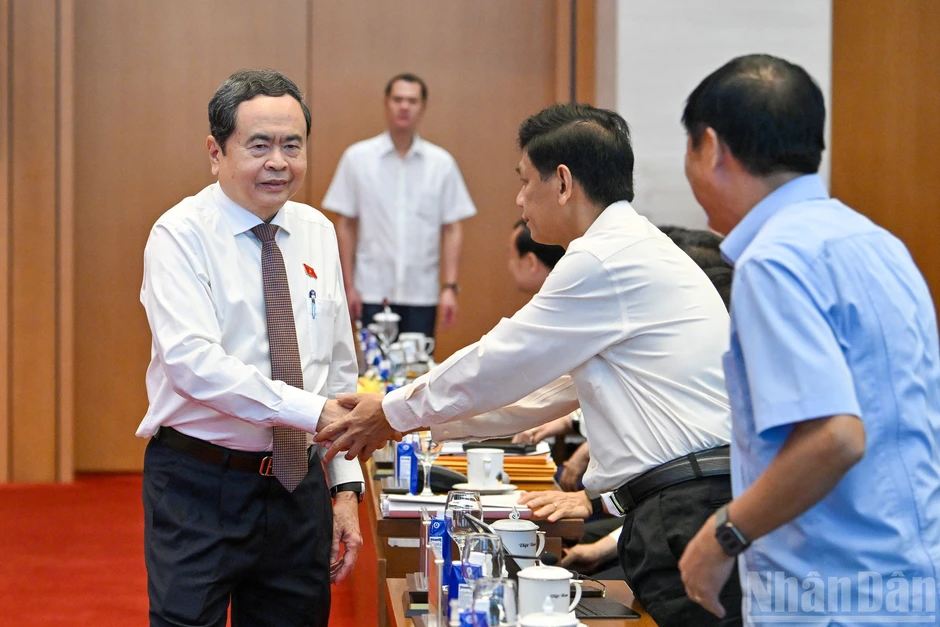 [Ảnh] Hội nghị đại biểu Quốc hội hoạt động chuyên trách lần thứ nhất, nhiệm kỳ khóa XVI