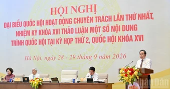 [Ảnh] Hội nghị đại biểu Quốc hội hoạt động chuyên trách lần thứ nhất, nhiệm kỳ khóa XVI