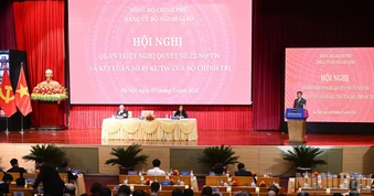 [Ảnh] Hội nghị Quán triệt và triển khai Nghị quyết số 23-NQ/TW và Kết luận số 49-KL/TW của Bộ Chính trị
