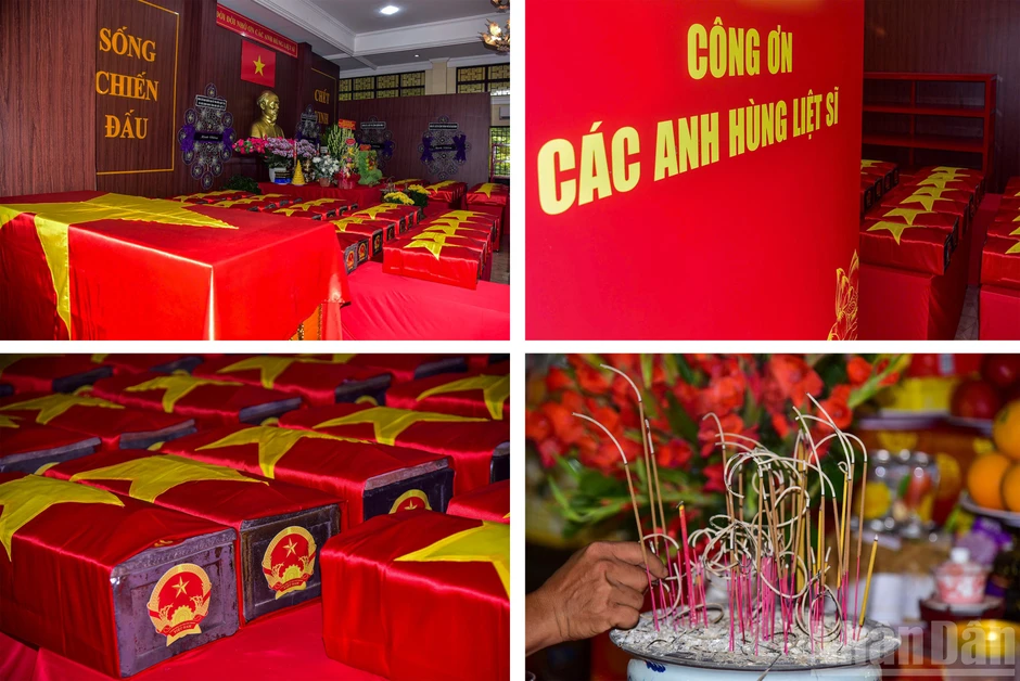 [Ảnh] Khách thập phương thành kính tri ân các Anh hùng liệt sĩ tại Công viên Lê Thị Riêng