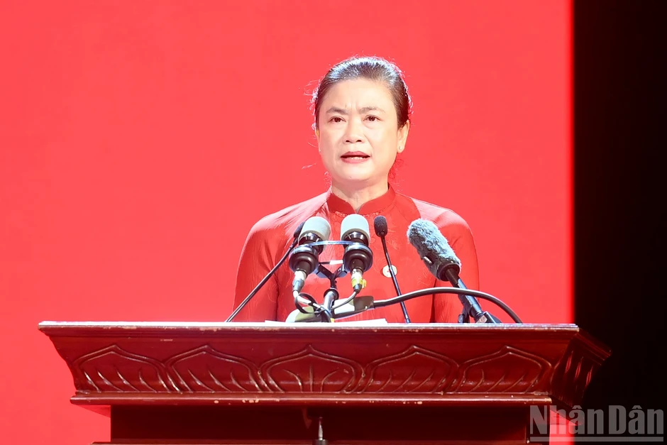 [Ảnh] Khai mạc trọng thể Đại hội đại biểu toàn quốc Hội Chữ thập Đỏ Việt Nam lần thứ XII