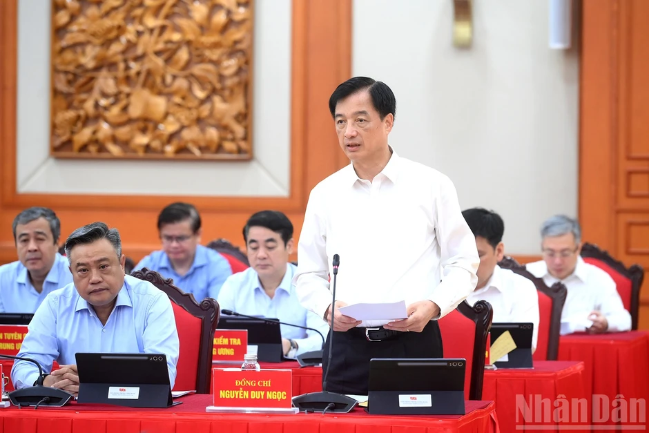 [Ảnh] Phiên họp thứ nhất Ban Chỉ đạo Trung ương về tổng kết thực tiễn và nghiên cứu sửa đổi, bổ sung Điều lệ Đảng