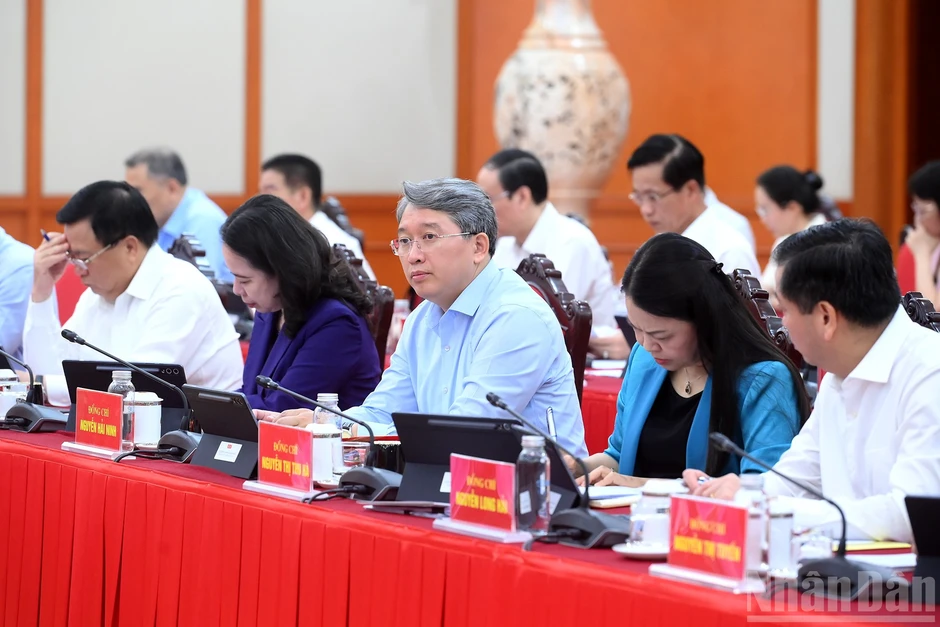 [Ảnh] Phiên họp thứ nhất Ban Chỉ đạo Trung ương về tổng kết thực tiễn và nghiên cứu sửa đổi, bổ sung Điều lệ Đảng