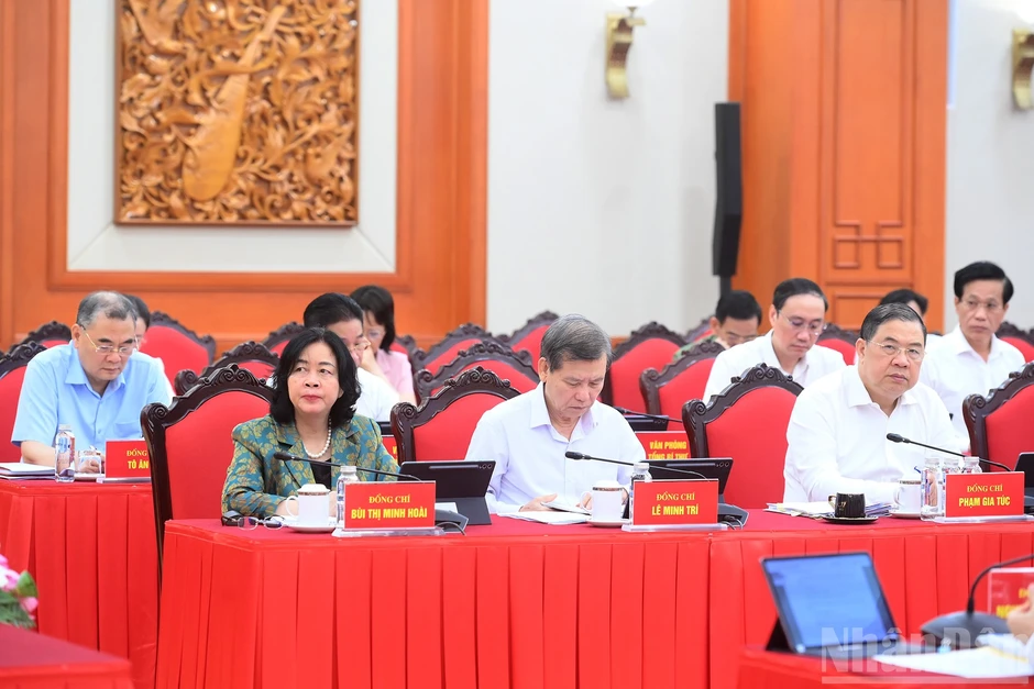 [Ảnh] Phiên họp thứ nhất Ban Chỉ đạo Trung ương về tổng kết thực tiễn và nghiên cứu sửa đổi, bổ sung Điều lệ Đảng