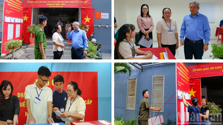 [Ảnh] Phường, xã tại Thành phố Hồ Chí Minh sẵn sàng cho ngày bầu cử