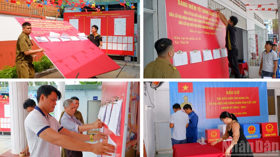 [Ảnh] Phường, xã tại Thành phố Hồ Chí Minh sẵn sàng cho ngày bầu cử