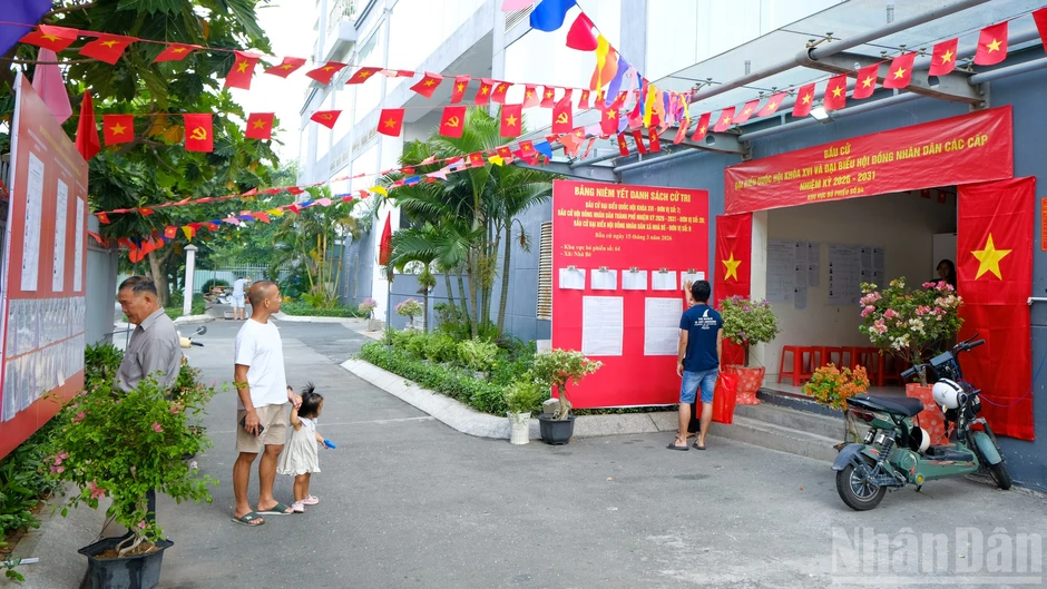 [Ảnh] Phường, xã tại Thành phố Hồ Chí Minh sẵn sàng cho ngày bầu cử