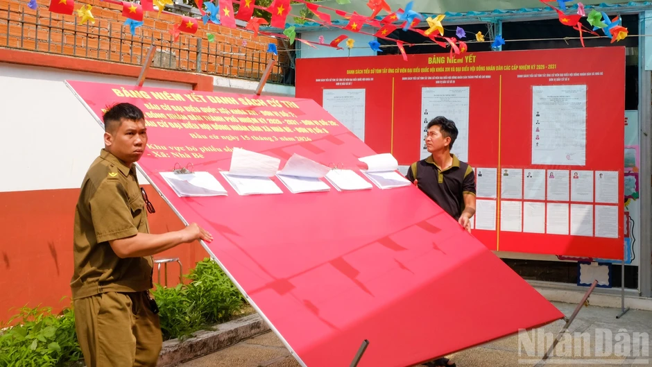 [Ảnh] Phường, xã tại Thành phố Hồ Chí Minh sẵn sàng cho ngày bầu cử