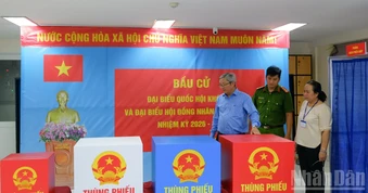 [Ảnh] Phường, xã tại Thành phố Hồ Chí Minh sẵn sàng cho ngày bầu cử