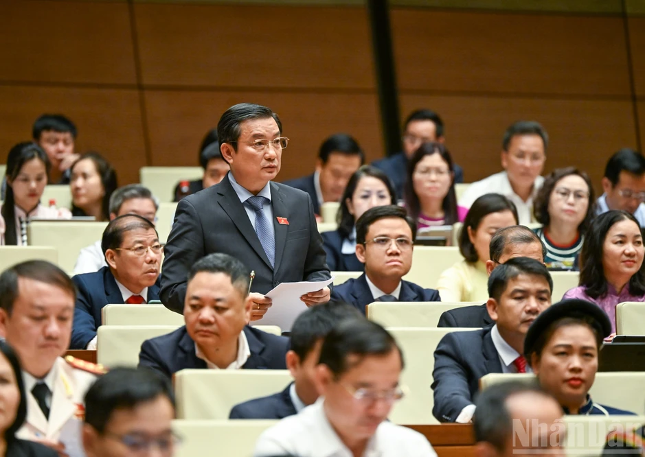 [Ảnh] Quốc hội thảo luận về tình hình thực hiện kế hoạch phát triển kinh tế-xã hội