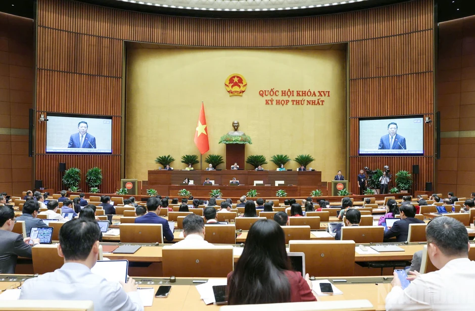 [Ảnh] Quốc hội thảo luận về tình hình thực hiện kế hoạch phát triển kinh tế-xã hội