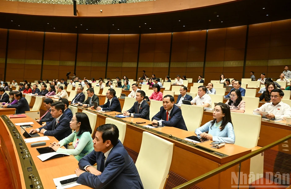 [Ảnh] Quốc hội thảo luận về tình hình thực hiện kế hoạch phát triển kinh tế-xã hội