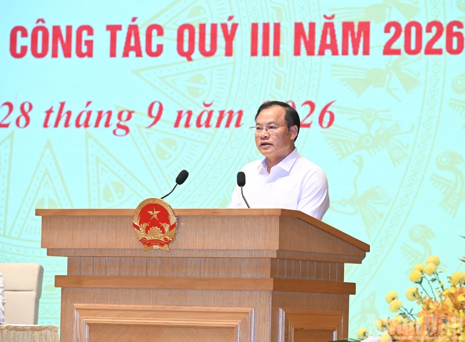 [Ảnh] Thủ tướng Lê Minh Hưng chủ trì Phiên họp Ban Chỉ đạo 57 chuyên đề về phát triển kinh tế-xã hội