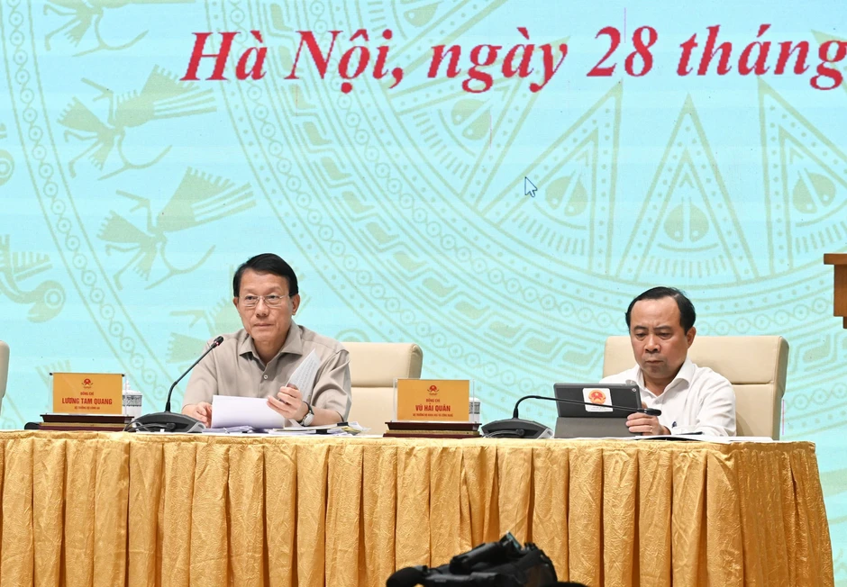 [Ảnh] Thủ tướng Lê Minh Hưng chủ trì Phiên họp Ban Chỉ đạo 57 chuyên đề về phát triển kinh tế-xã hội