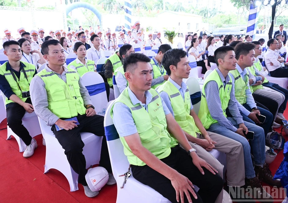 [Ảnh] Thủ tướng Lê Minh Hưng dự Lễ khởi công các dự án nhà ở cho thuê và đường sắt đô thị Hà Nội