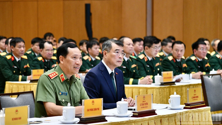 [Ảnh] Thủ tướng Lê Minh Hưng dự Lễ tuyên dương Đoàn cứu hộ, cứu nạn Việt Nam hỗ trợ Venezuela khắc phục hậu quả động đất