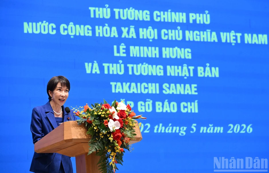 [Ảnh] Thủ tướng Lê Minh Hưng hội đàm với Thủ tướng Nhật Bản Takaichi Sanae