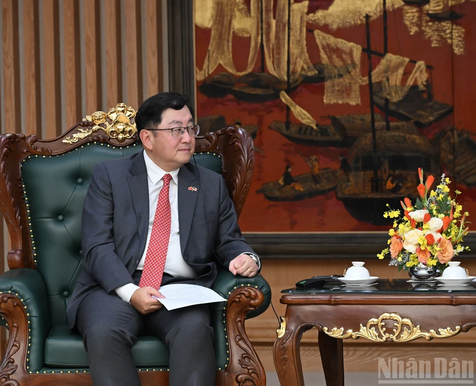 [Ảnh] Thủ tướng Lê Minh Hưng tiếp Đại sứ Malaysia đến chào từ biệt