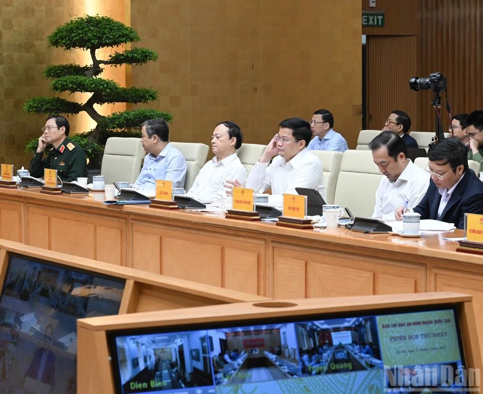[Ảnh] Thủ tướng Phạm Minh Chính chủ trì phiên họp thứ nhất Ban Chỉ đạo An ninh mạng năm 2026