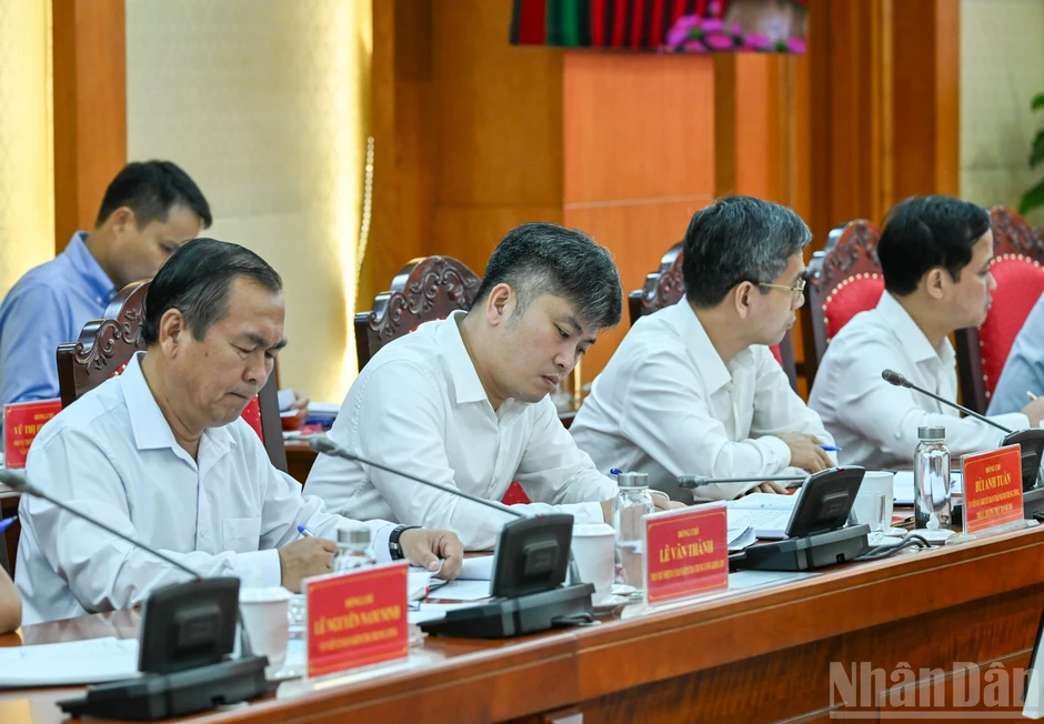 [Ảnh] Thường trực Ban Bí thư Trần Cẩm Tú làm việc với Uỷ ban Kiểm tra Trung ương