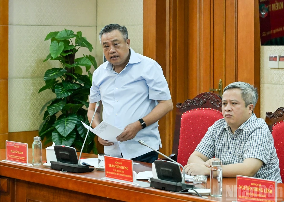 [Ảnh] Thường trực Ban Bí thư Trần Cẩm Tú làm việc với Uỷ ban Kiểm tra Trung ương