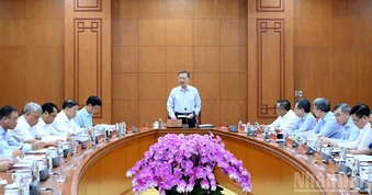 [Ảnh] Tổng Bí thư, Chủ tịch nước Tô Lâm chủ trì cuộc làm việc về tái cơ cấu Tập đoàn Công nghiệp Than-Khoáng sản Việt Nam