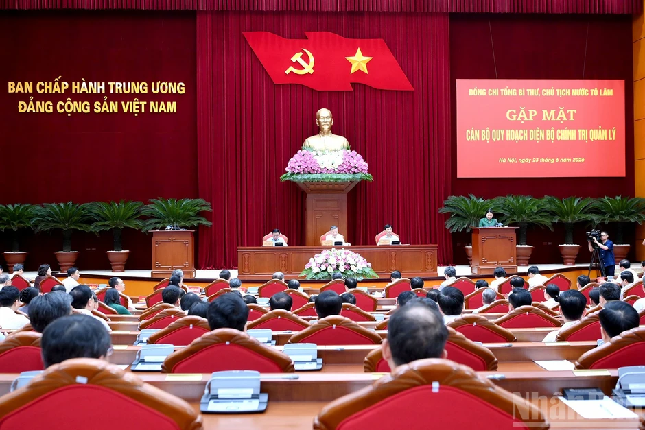 [Ảnh] Tổng Bí thư, Chủ tịch nước Tô Lâm chủ trì gặp mặt cán bộ quy hoạch diện Bộ Chính trị quản lý