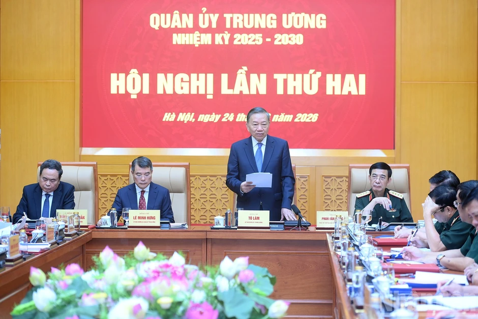 [Ảnh] Tổng Bí thư, Chủ tịch nước Tô Lâm chủ trì Hội nghị Quân ủy Trung ương lần thứ hai, nhiệm kỳ 2025-2030