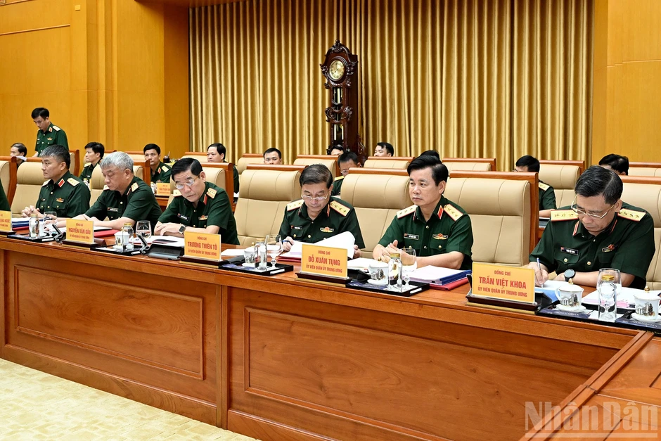 [Ảnh] Tổng Bí thư, Chủ tịch nước Tô Lâm chủ trì Hội nghị Quân ủy Trung ương lần thứ hai, nhiệm kỳ 2025-2030