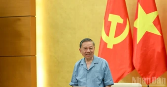 [Ảnh] Tổng Bí thư, Chủ tịch nước Tô Lâm chủ trì Hội nghị thông qua dự thảo Báo cáo kết quả kiểm tra đợt 2 đối với Ban Thường vụ Đảng ủy Quốc hội