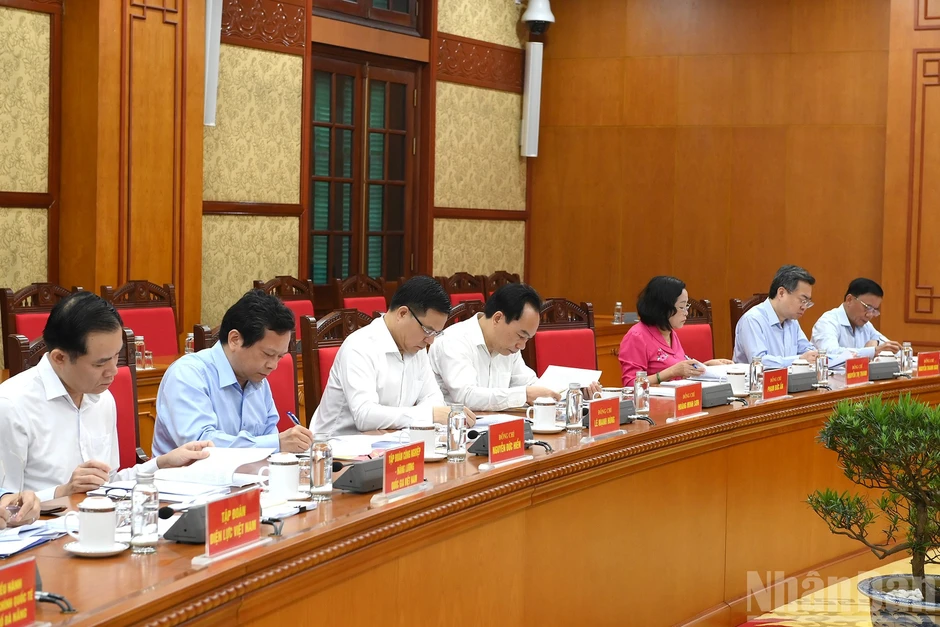 [Ảnh] Tổng Bí thư, Chủ tịch nước Tô Lâm chủ trì làm việc về đánh giá các nguồn lực phát triển đất nước