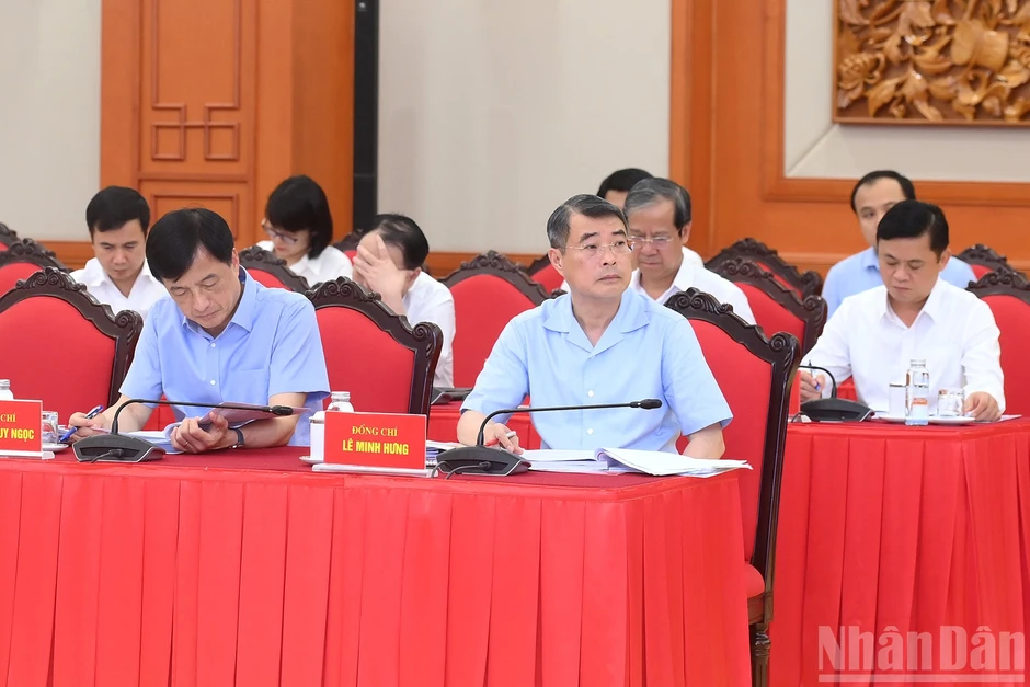 [Ảnh] Tổng Bí thư, Chủ tịch nước Tô Lâm chủ trì làm việc về Đề án đổi mới mô hình phát triển đất nước