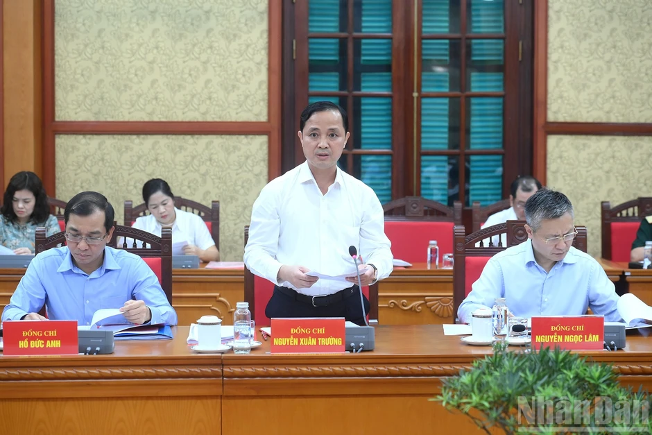[Ảnh] Tổng Bí thư, Chủ tịch nước Tô Lâm chủ trì làm việc về giải quyết các vụ án dân sự, hành chính